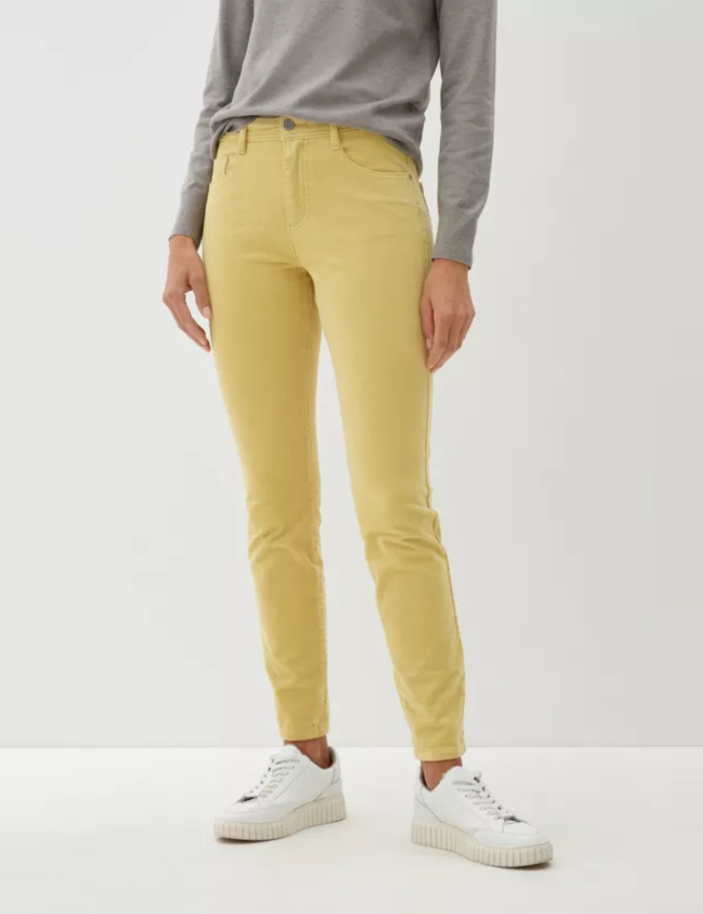Pantaloni s.Oliver, galben