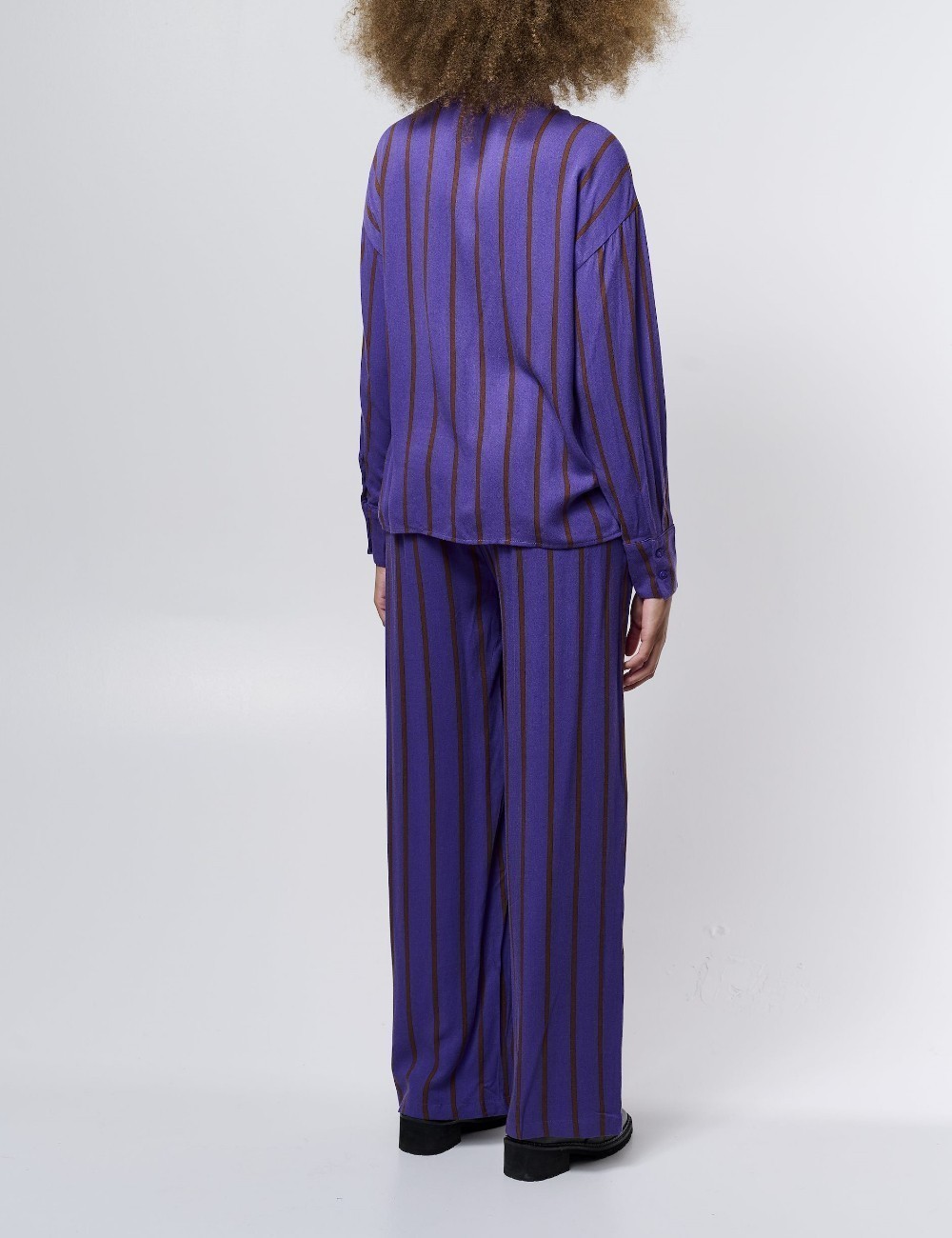Pantaloni Ichi, mov - 1 | YEO