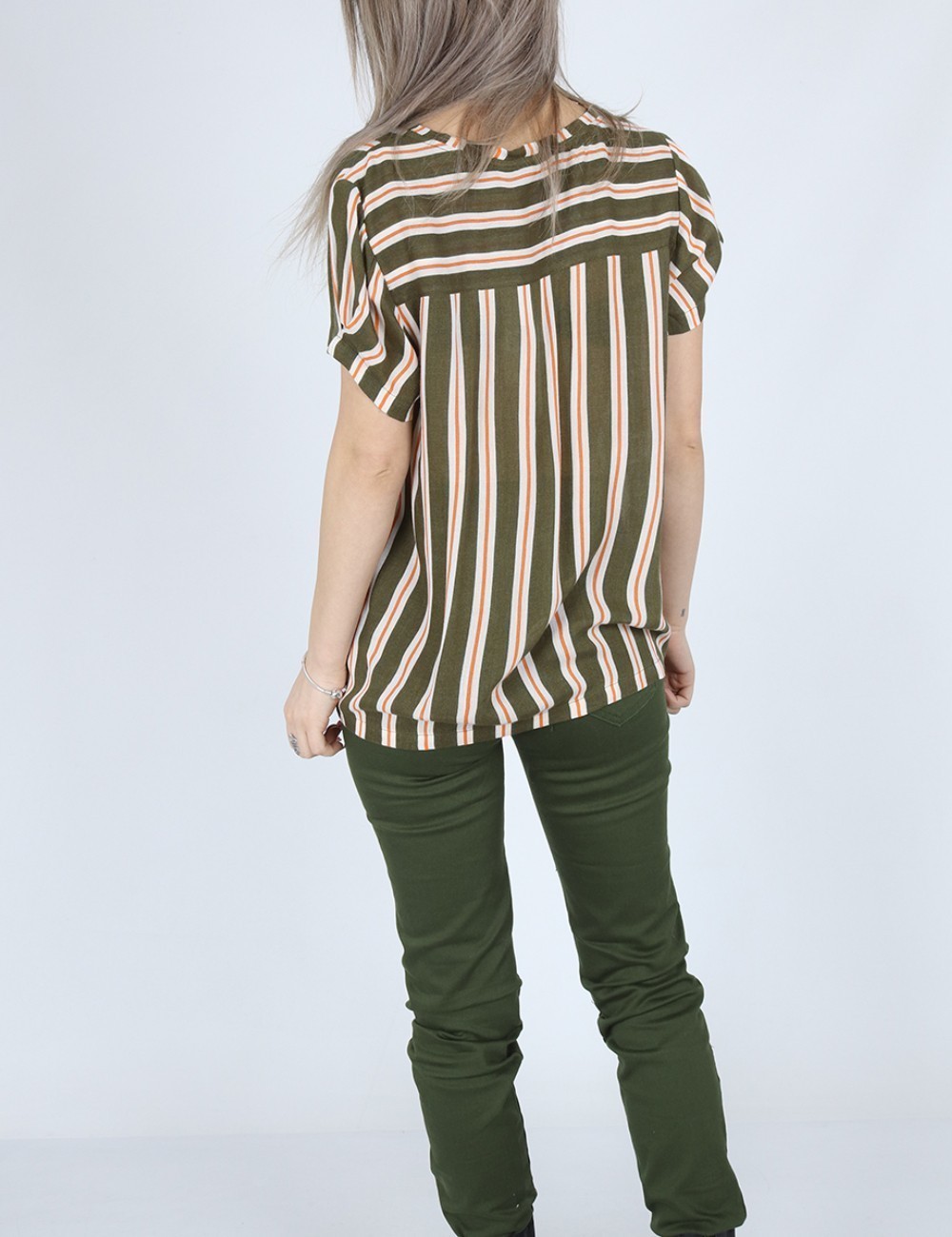 Tricou Cream, verde - 1 | YEO