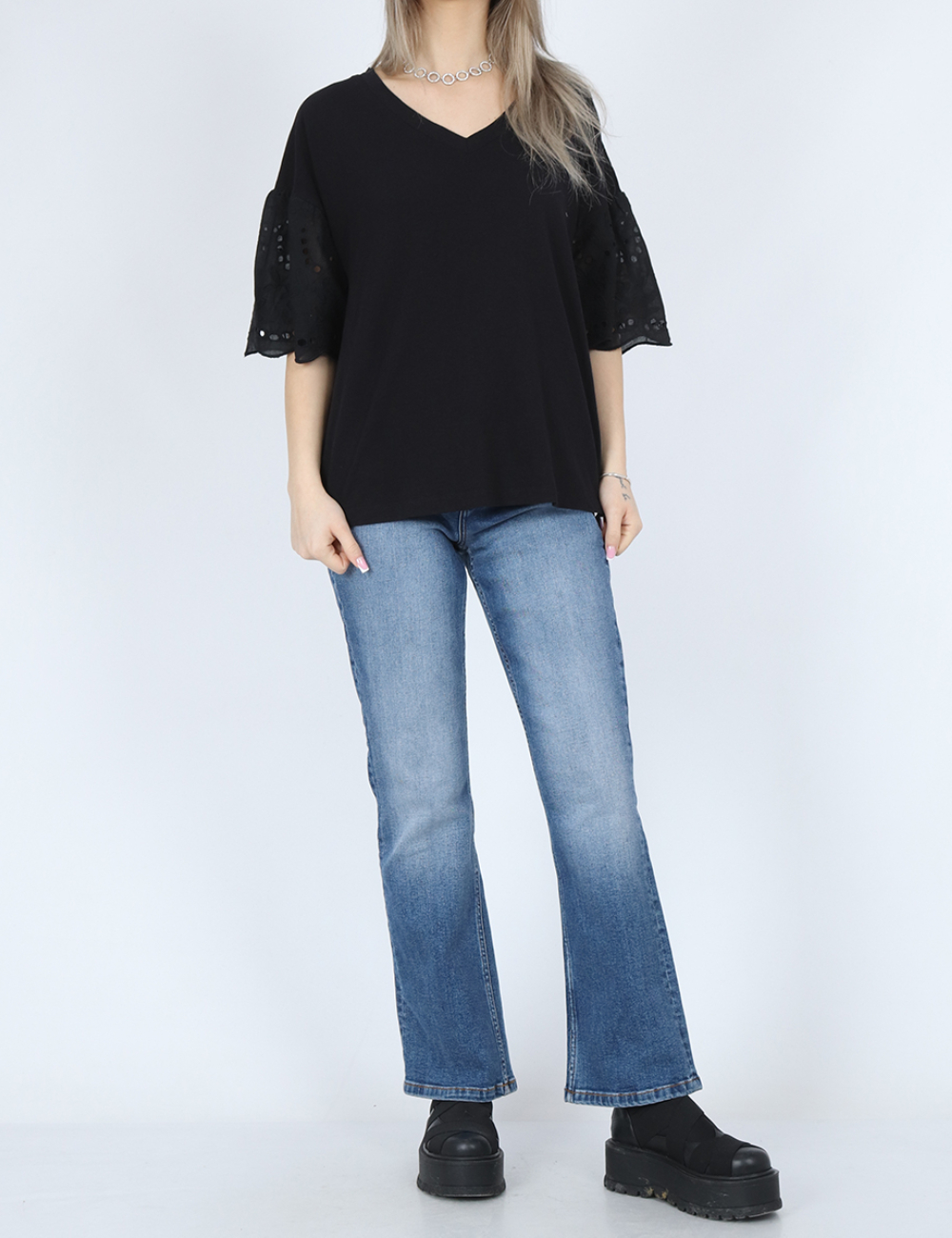 Bluza Cream, negru