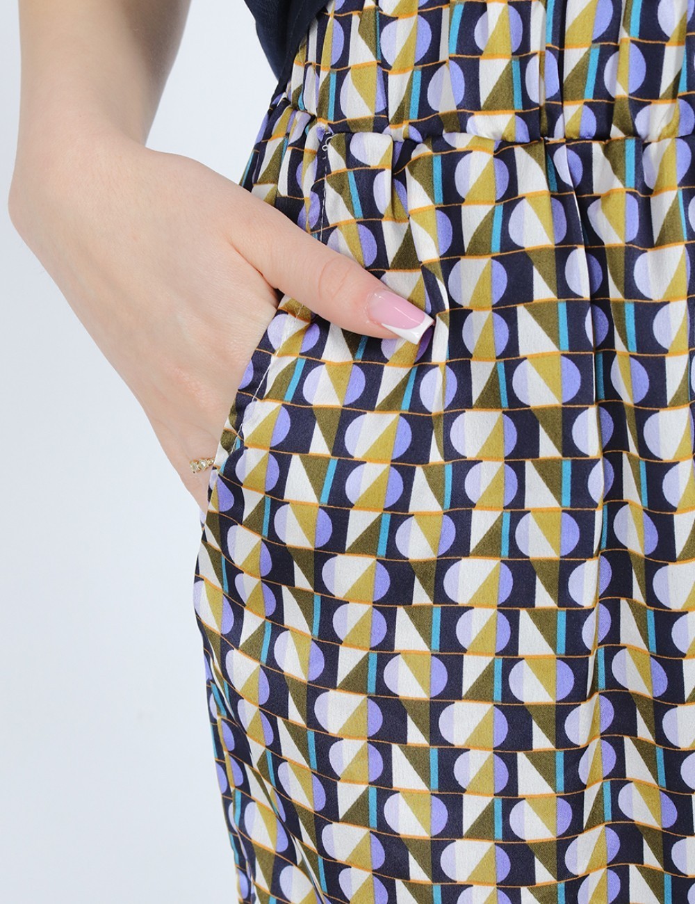 Pantaloni Ichi, mix culori - 1 | YEO