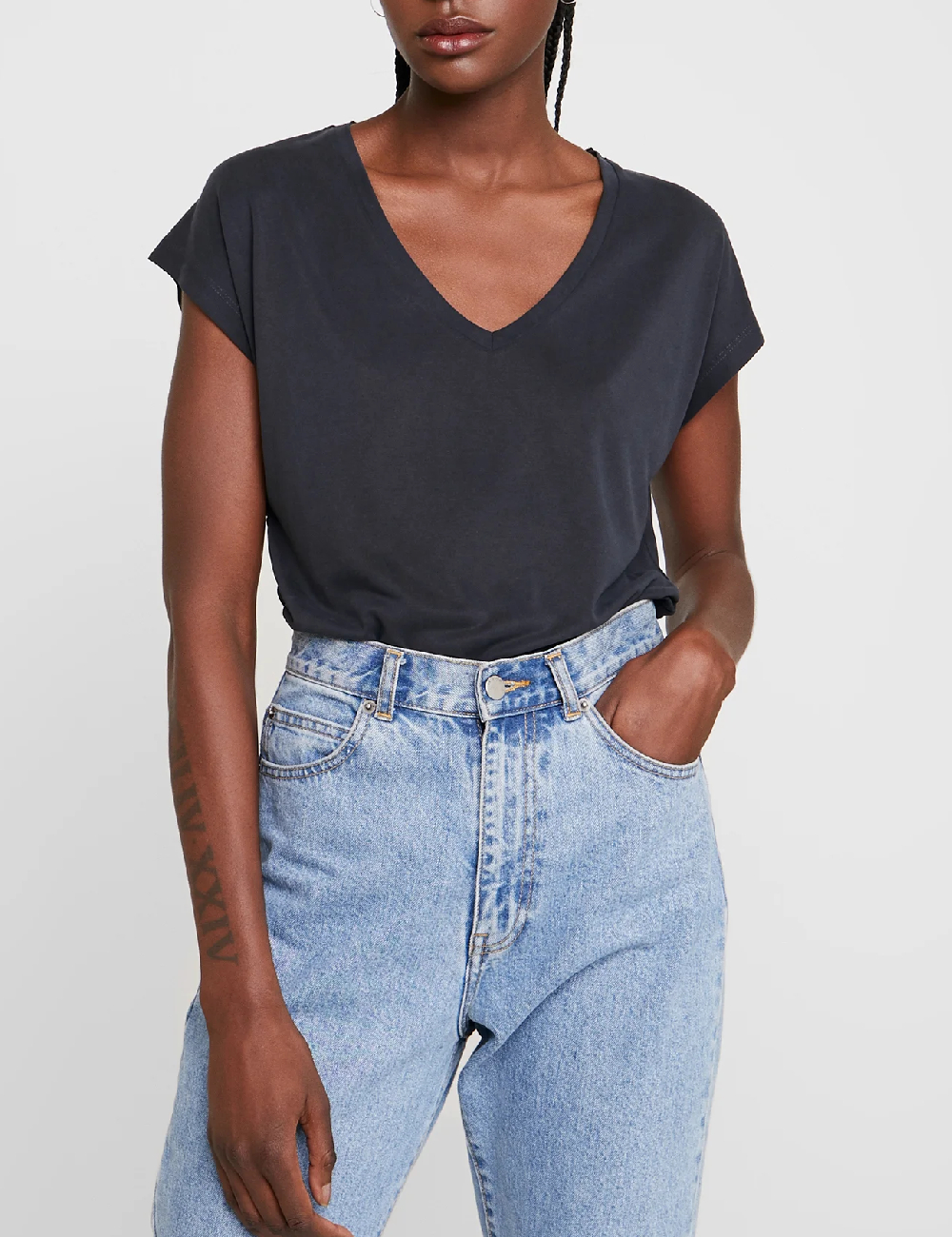 Tricou Kaffe, negru