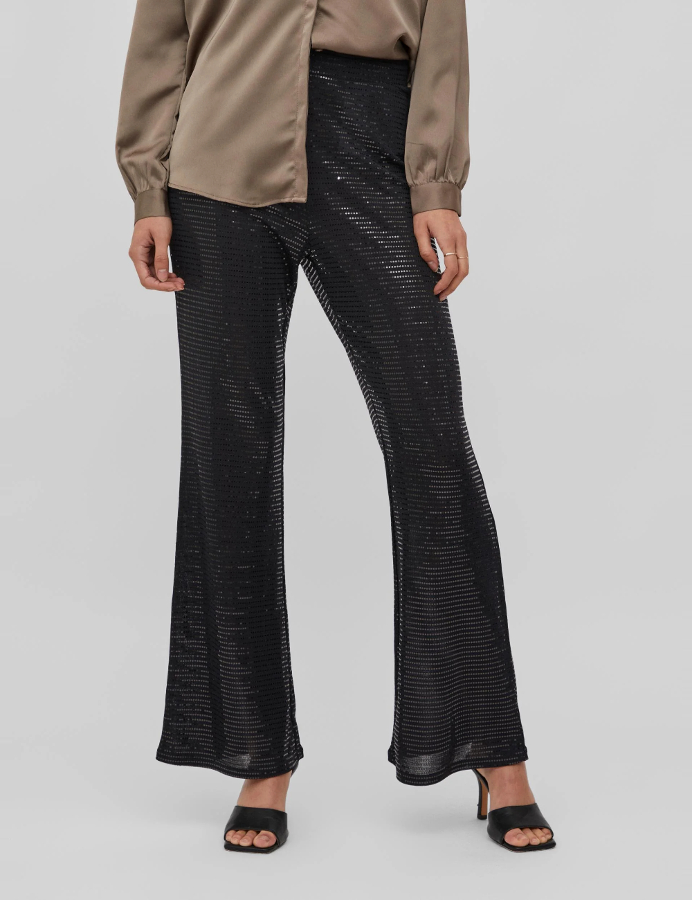 Pantaloni Vila, negru