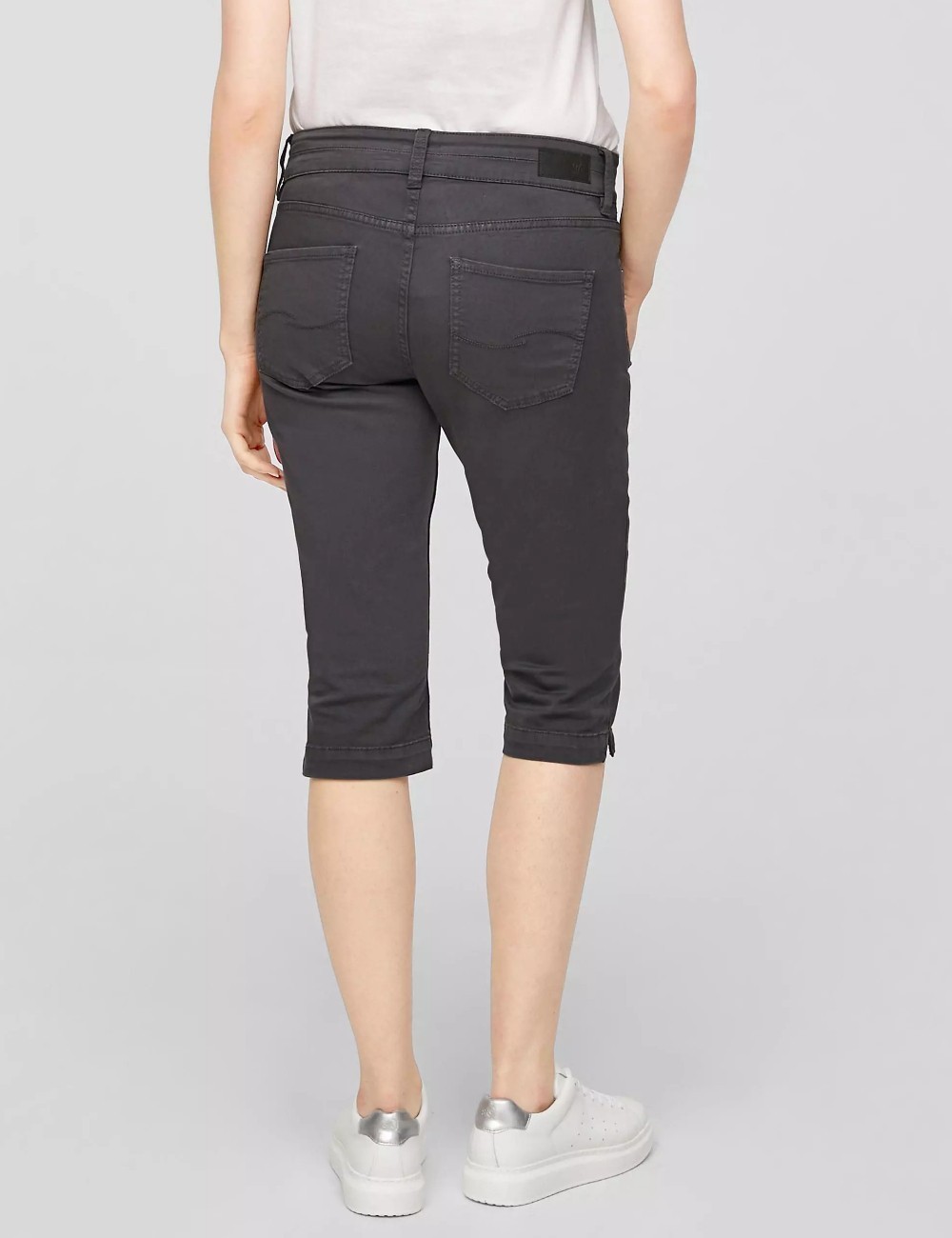 Pantaloni scurti Q/S, gri inchis - 1 | YEO