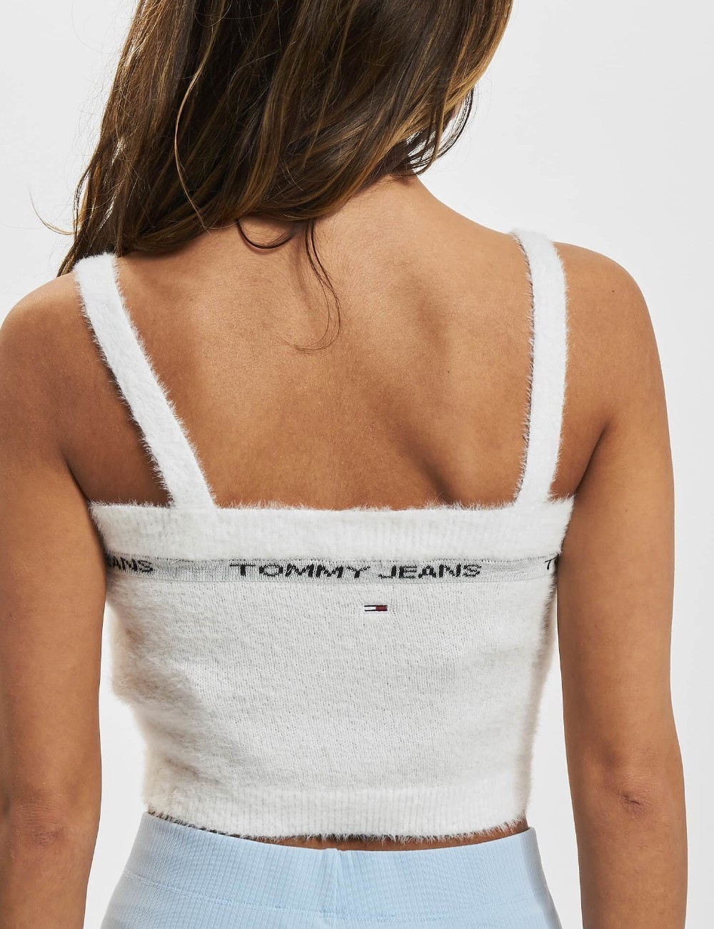 Top Tommy Jeans, alb - 1 | YEO