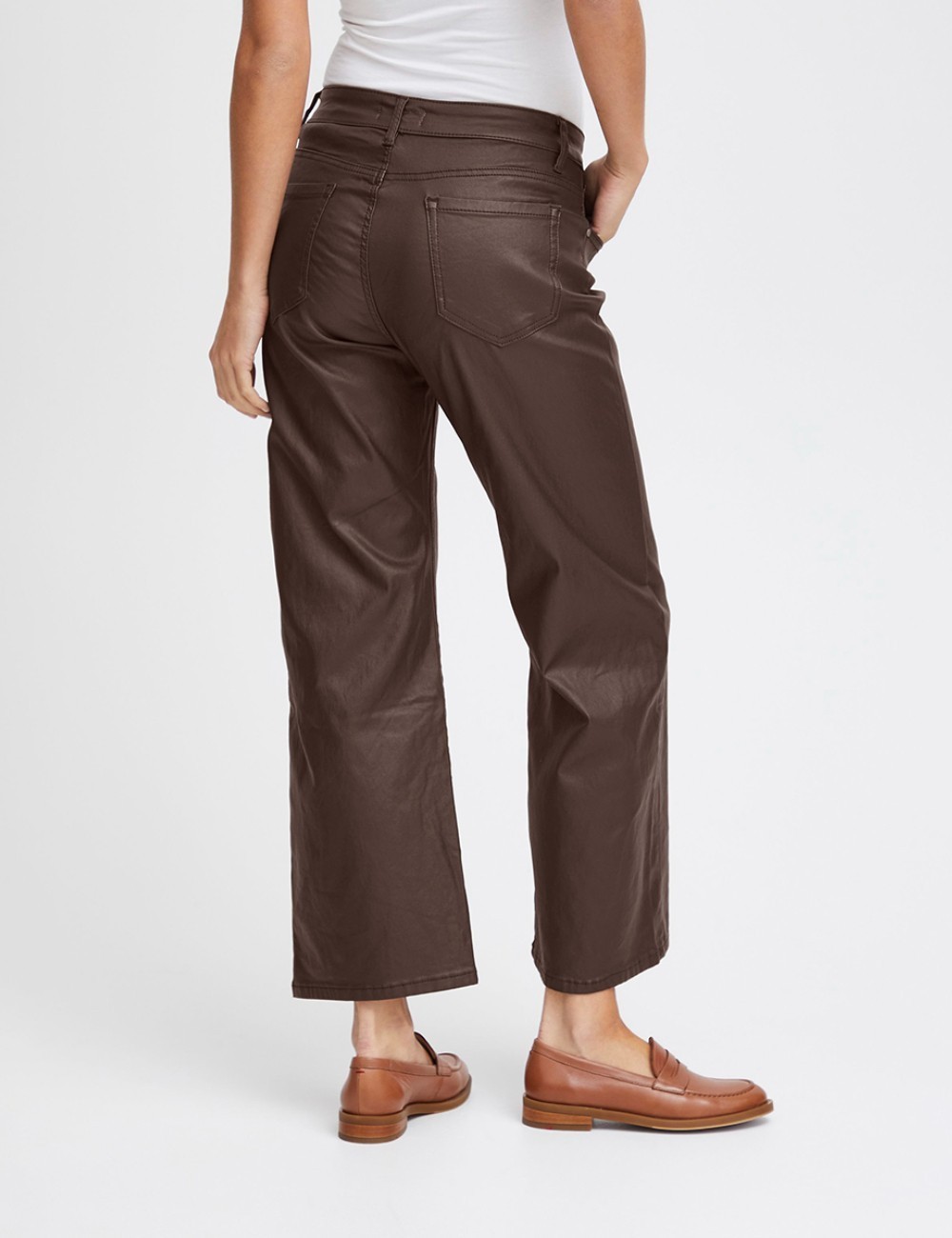 Pantaloni Sorbet, maro - 1 | YEO