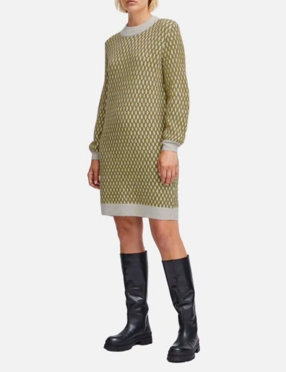 Rochie scurta Ichi, verde