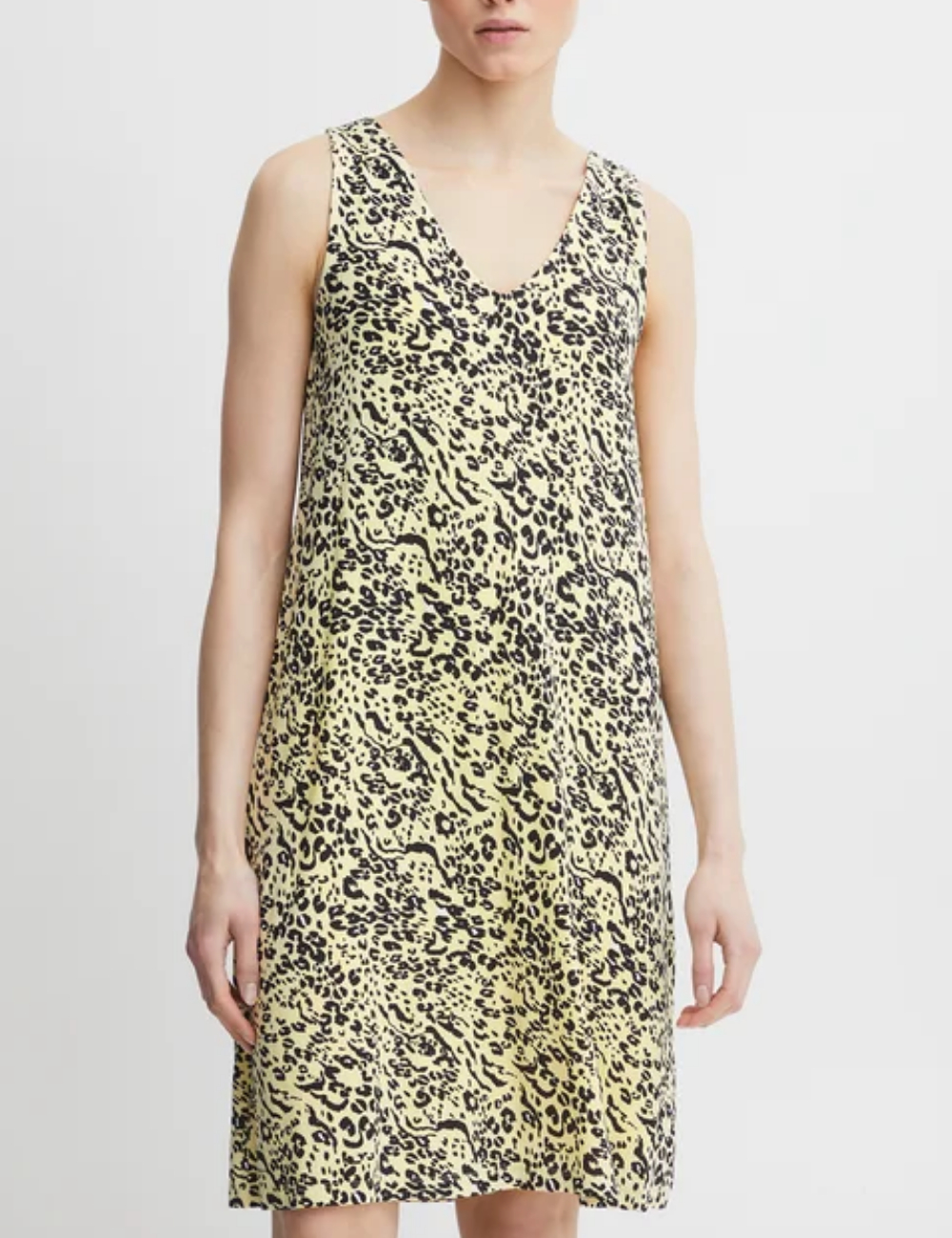 Rochie scurta Ichi, galben