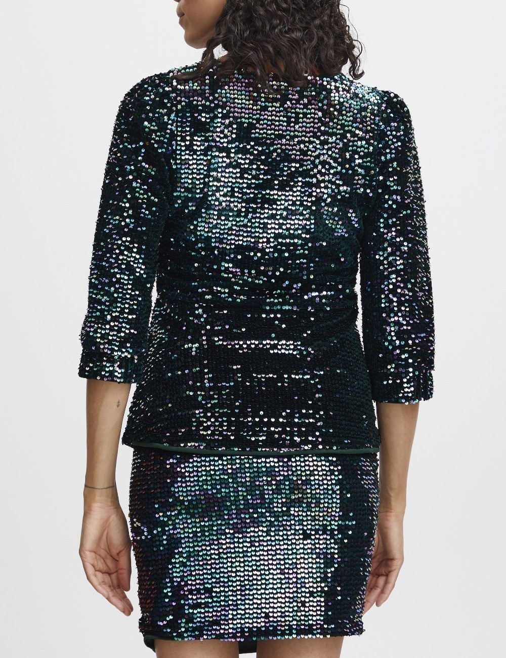 Bluza b.young, verde - 1 | YEO