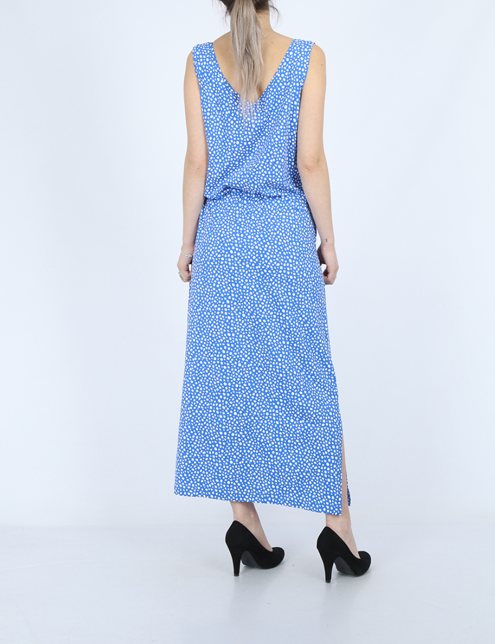 Rochie lunga b.young, albastru - 1 | YEO