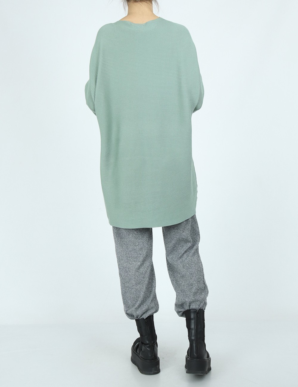 Bluza Oversize Fransa, verde - 1 | YEO