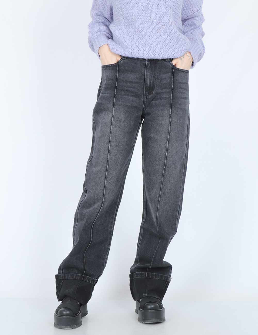 Blugi b.young, negru