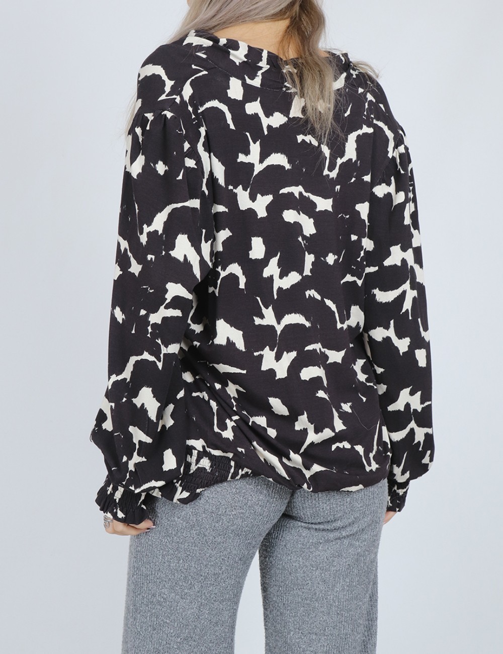 Bluza Fransa, negru - 1 | YEO