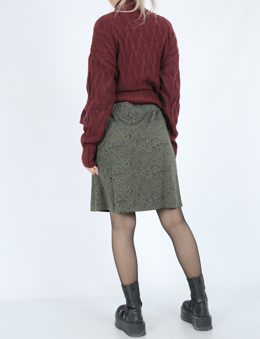 Fusta Fransa, verde - 1 | YEO