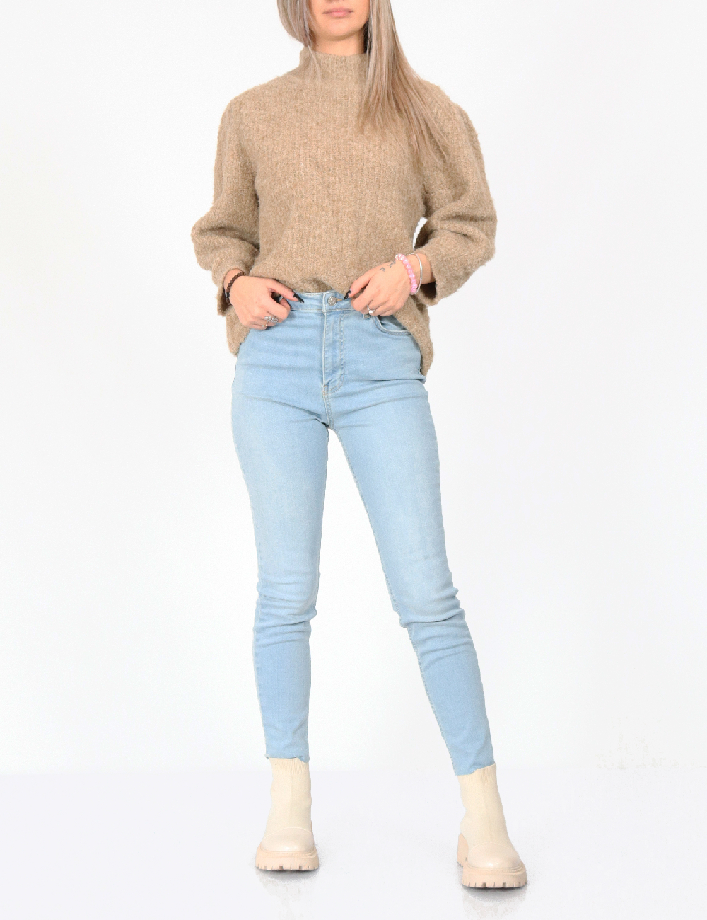 Blugi NA-KD, albastru