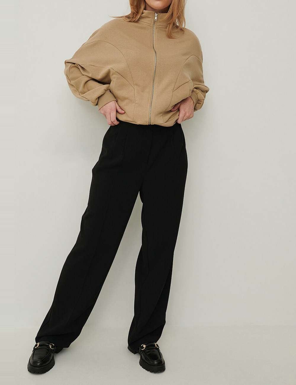 Bluza NA-KD, maro