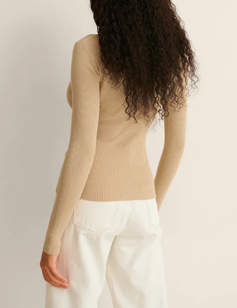 Bluza NA-KD, bej - 1 | YEO