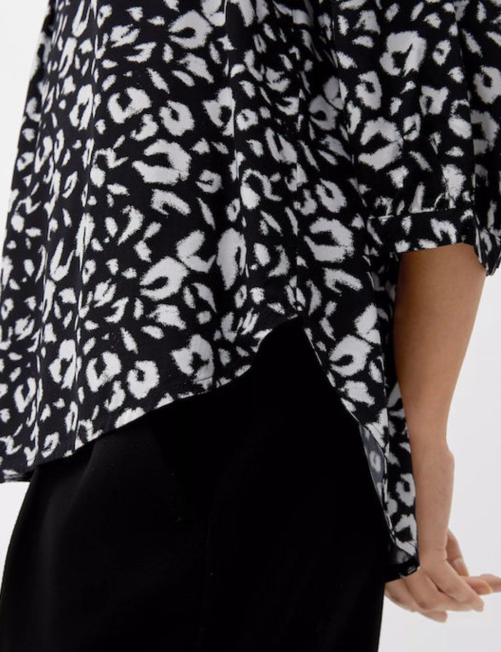 Bluza s.Oliver, alb/negru - 1 | YEO