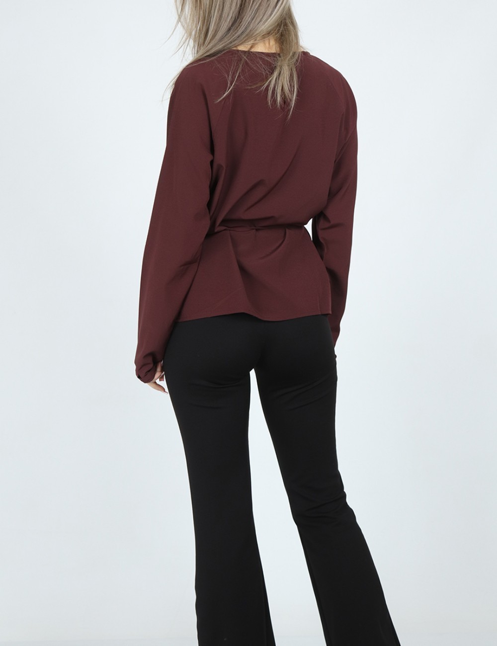 Bluza Vila, pruna - 1 | YEO