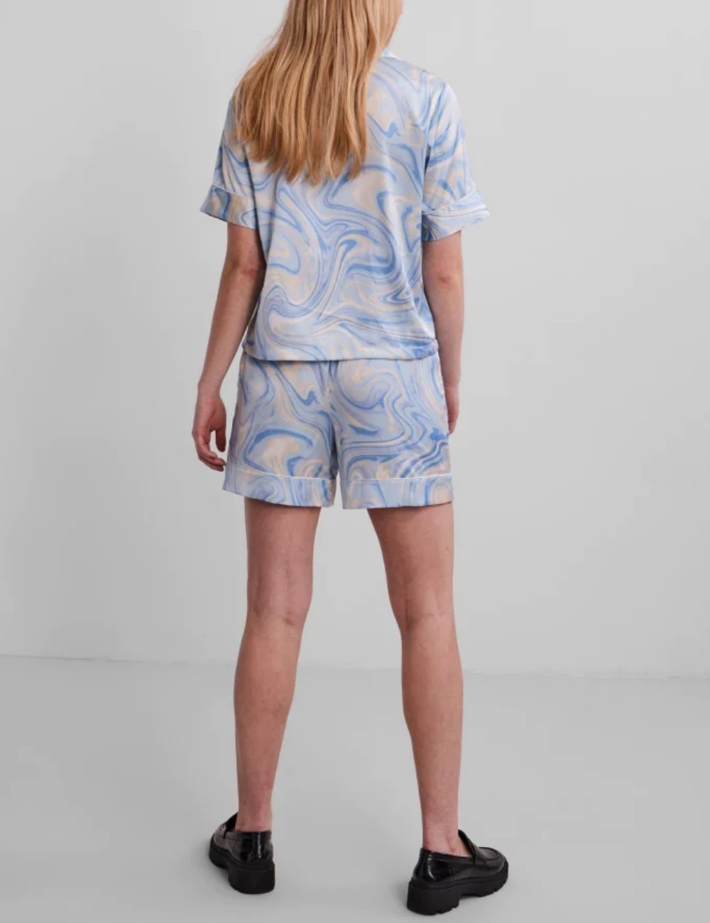 Camasa Pieces, albastru - 1 | YEO