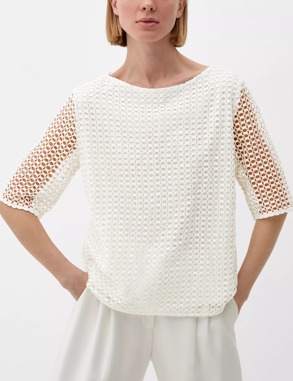 Bluza s.Oliver, alb