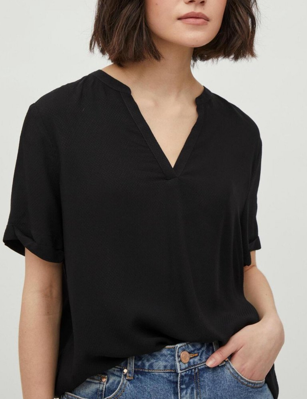 Bluza Vila, negru