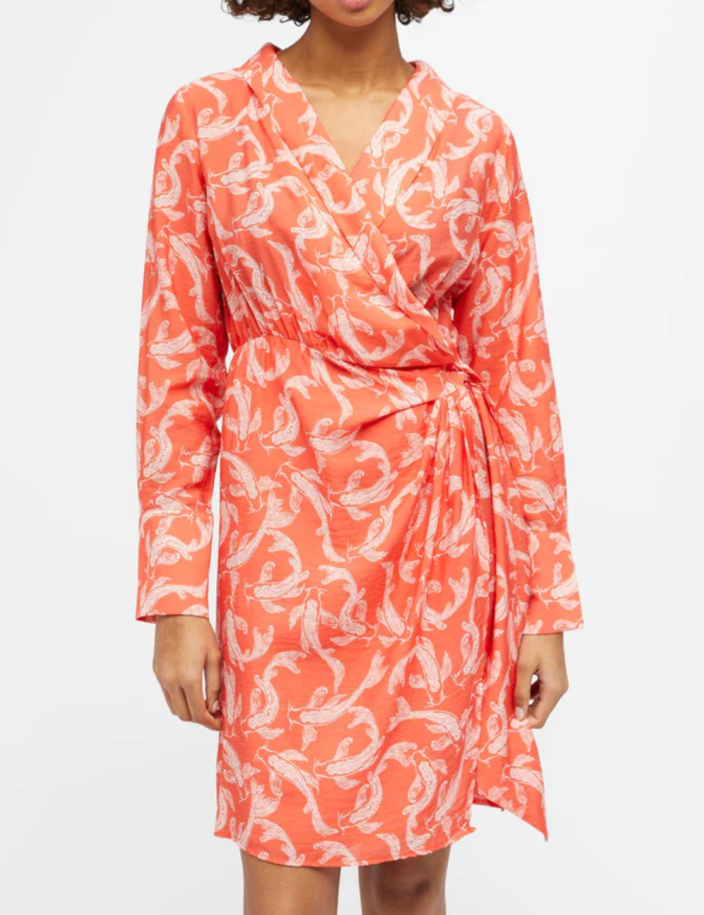 Rochie scurta Object, corai