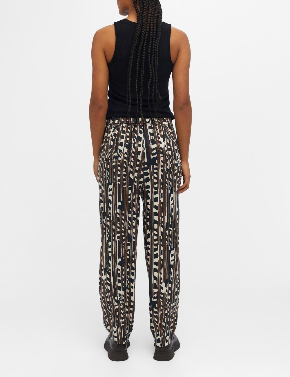 Pantaloni Object, maro - 1 | YEO