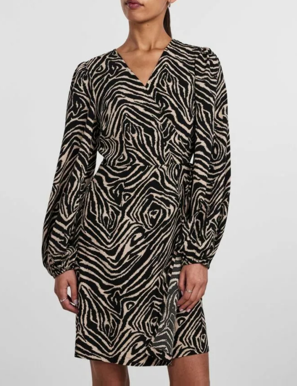 Rochie scurta Pieces, negru