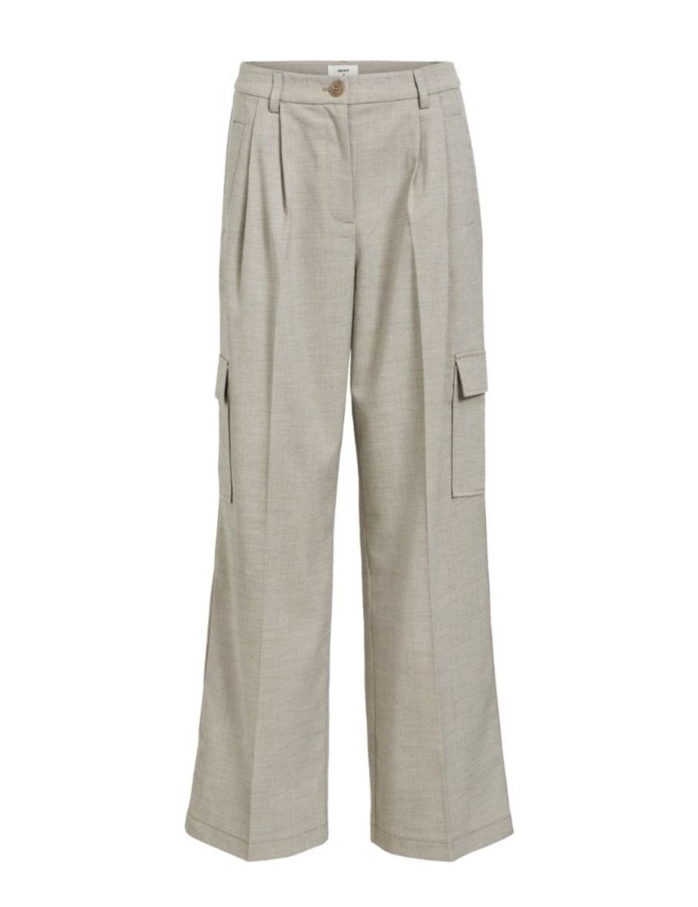 Pantaloni Object, crem - 1 | YEO