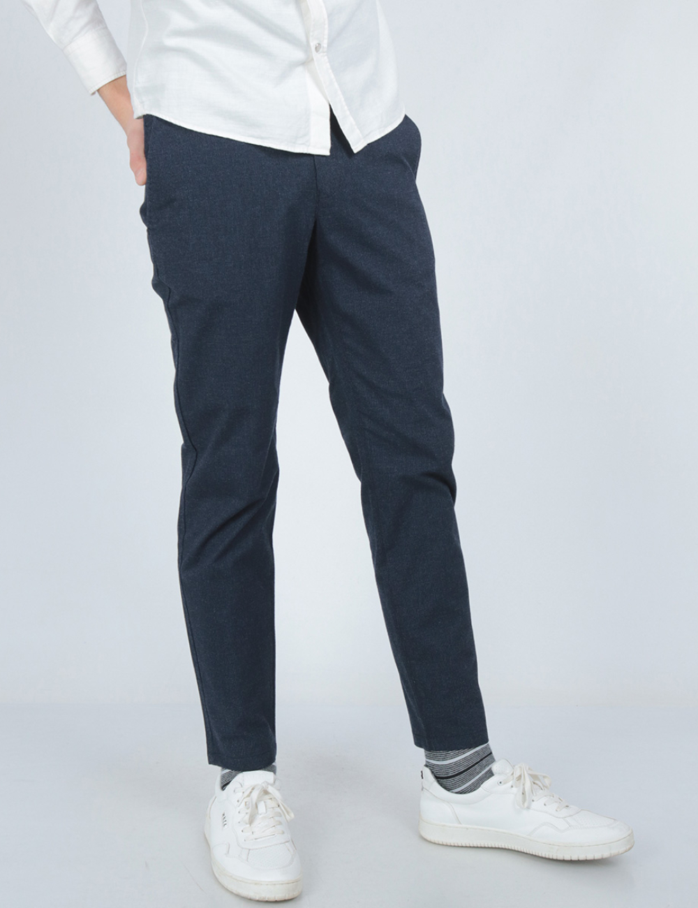 Pantaloni s.Oliver, bleumarin
