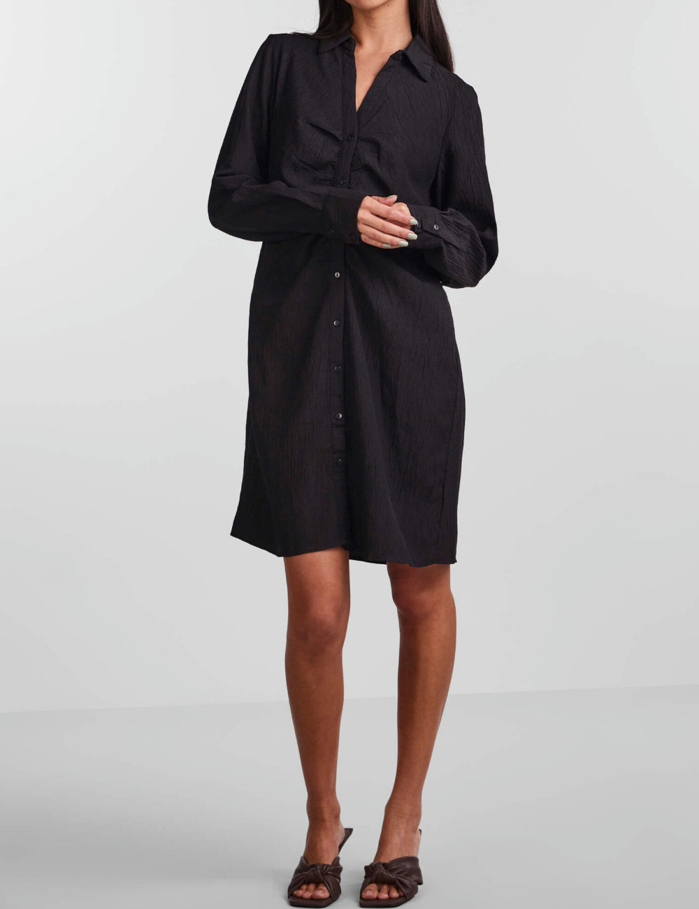 Rochie scurta Pieces, negru