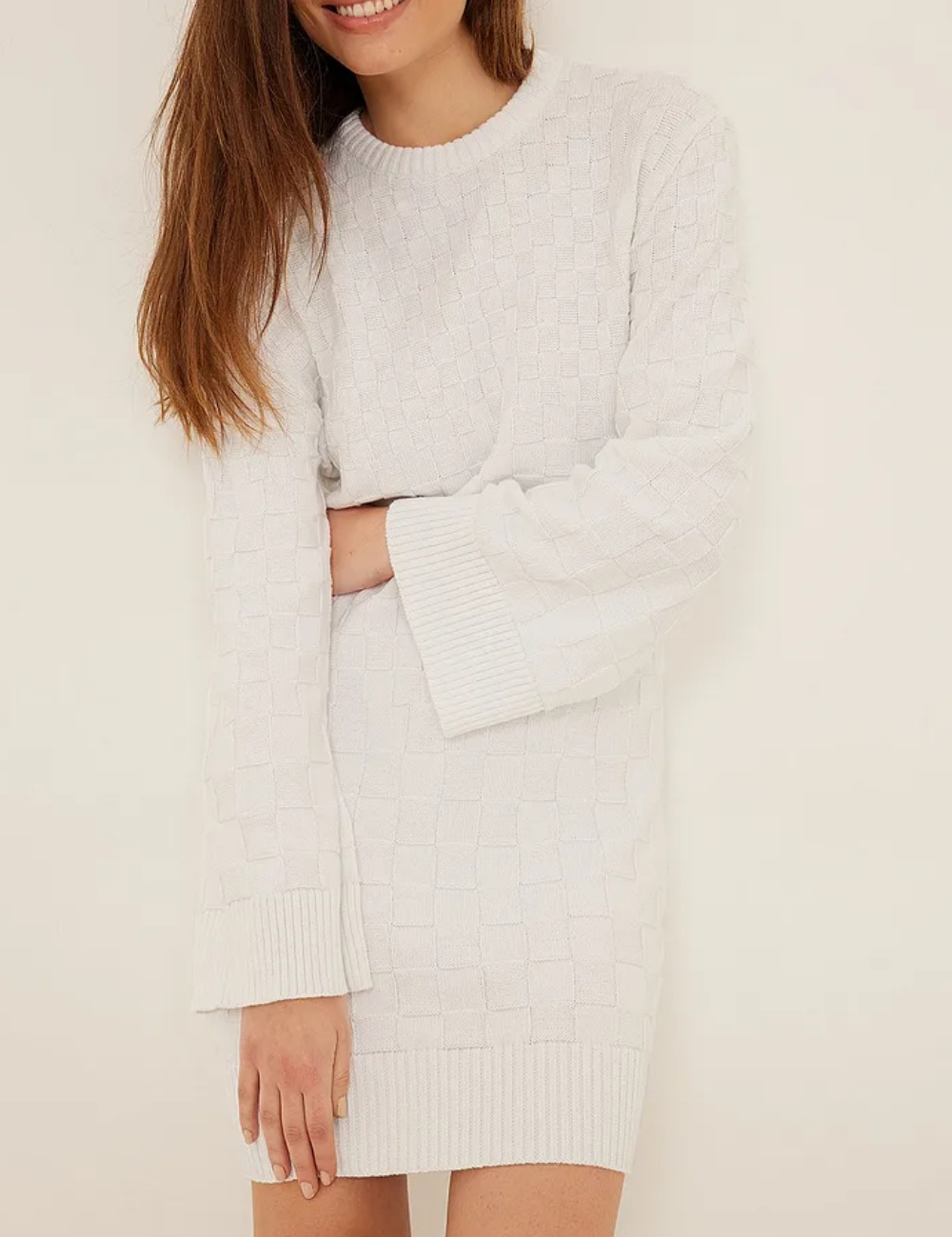 Rochie scurta NA-KD, alb