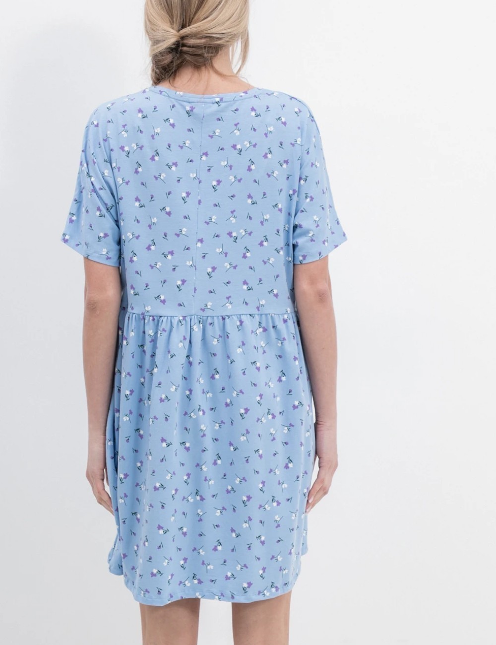Rochie scurta Noisy May, albastru - 1 | YEO