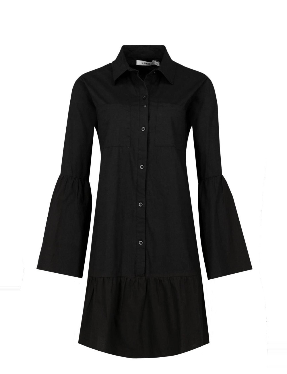 Rochie scurta NA-KD, negru - 1 | YEO