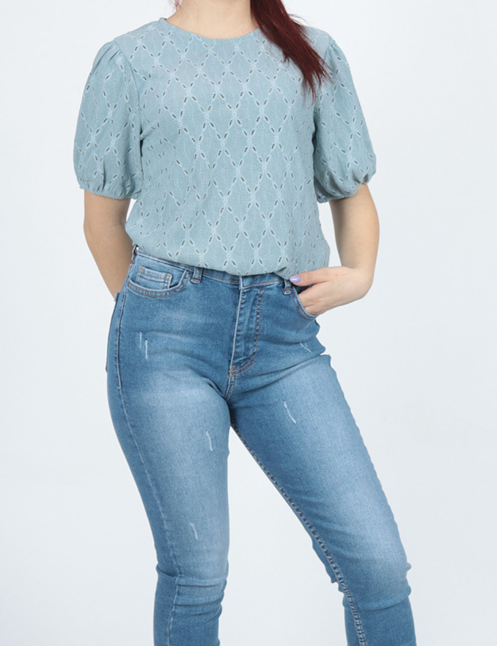 Bluza Vila, turcoaz