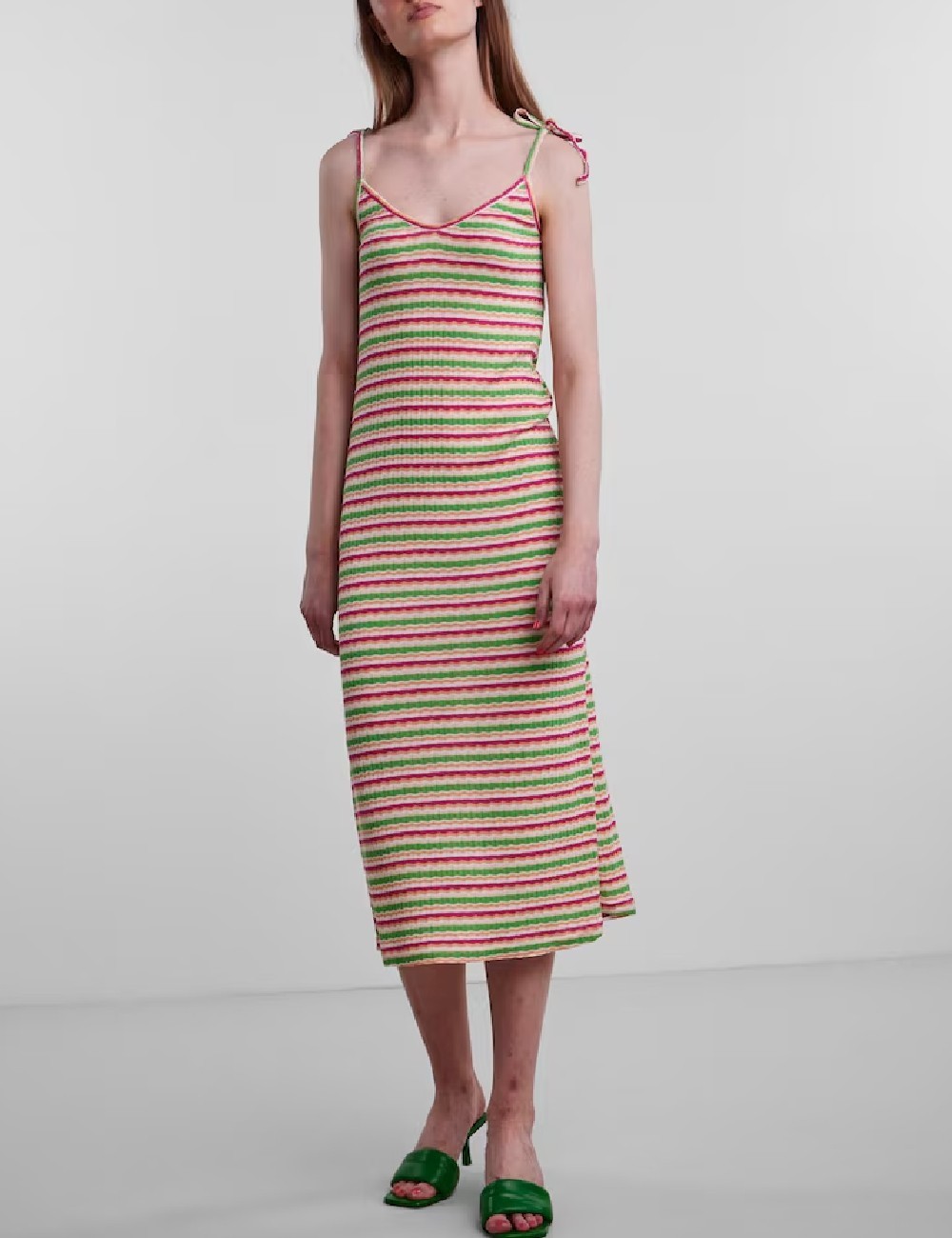 Rochie medie Pieces, mix culori