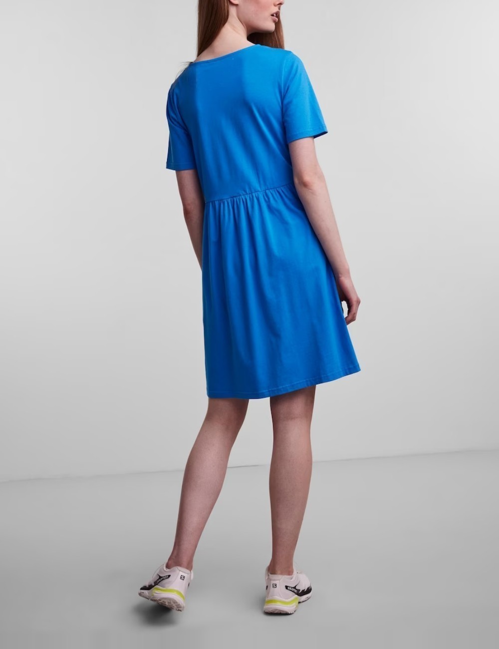 Rochie scurta Pieces, albastru - 1 | YEO