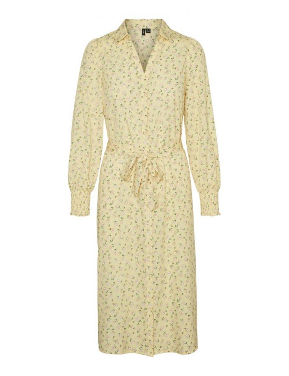 Rochie medie Vero Moda, galben - 1 | YEO
