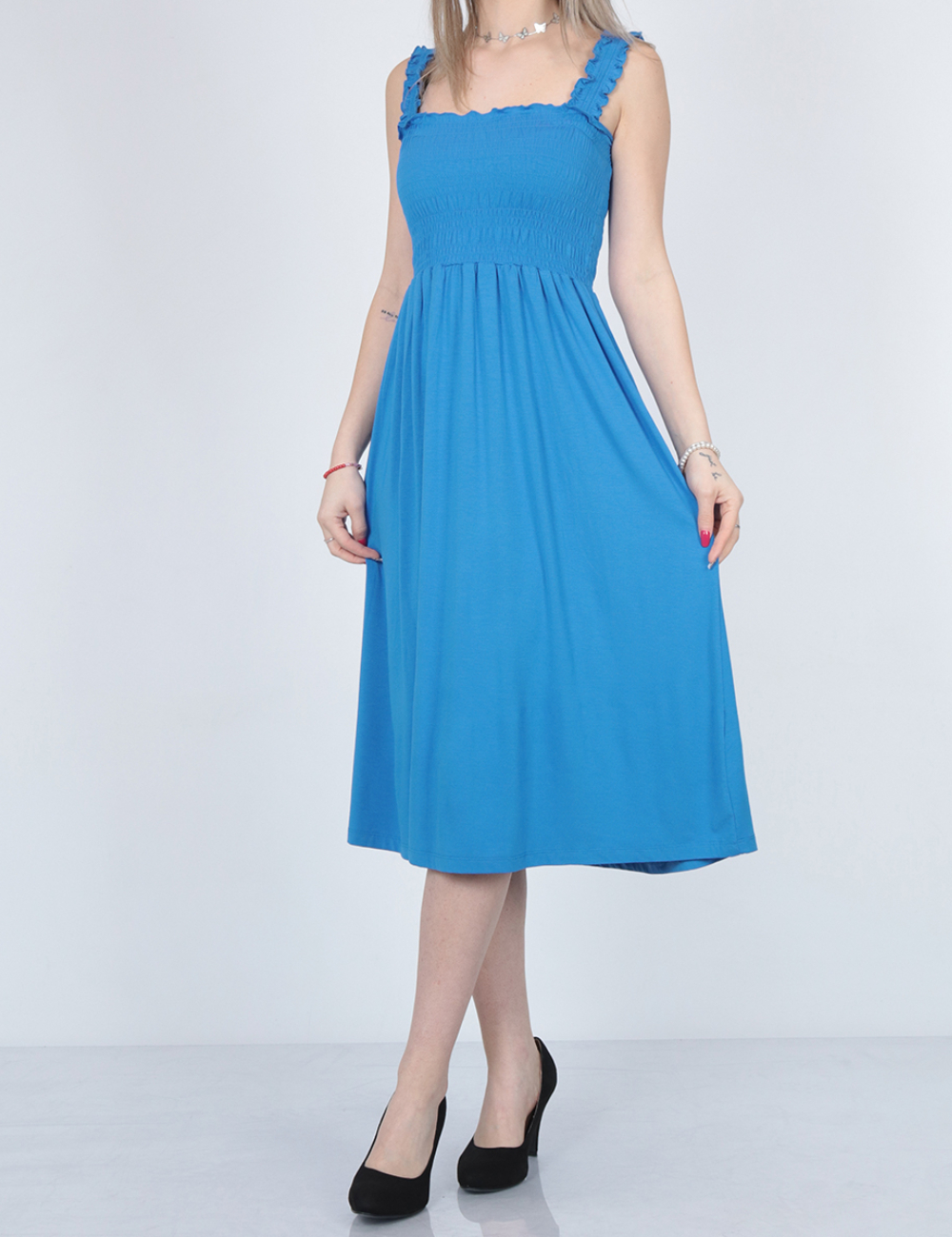 Rochie medie Indiska, albastru