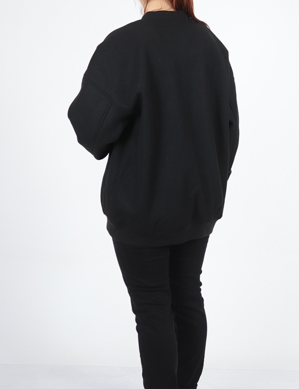Jacheta Oversize Noisy May, negru - 1 | YEO