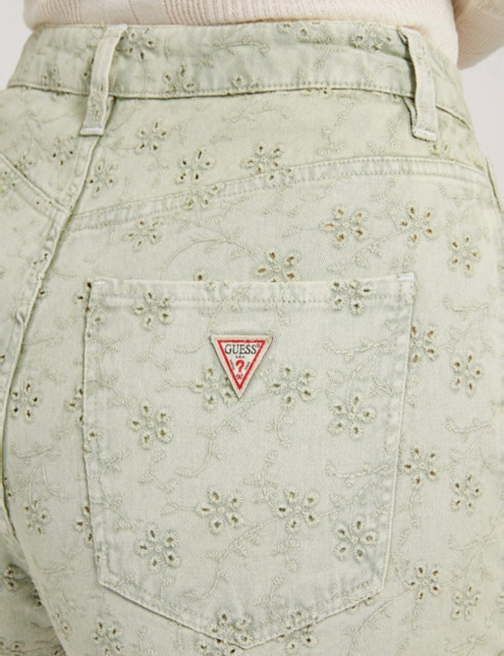 Pantaloni scurti Guess, verde - 1 | YEO