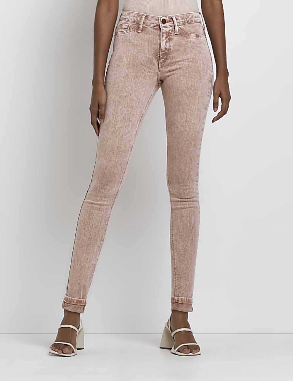 Blugi River Island, roz - 1 | YEO