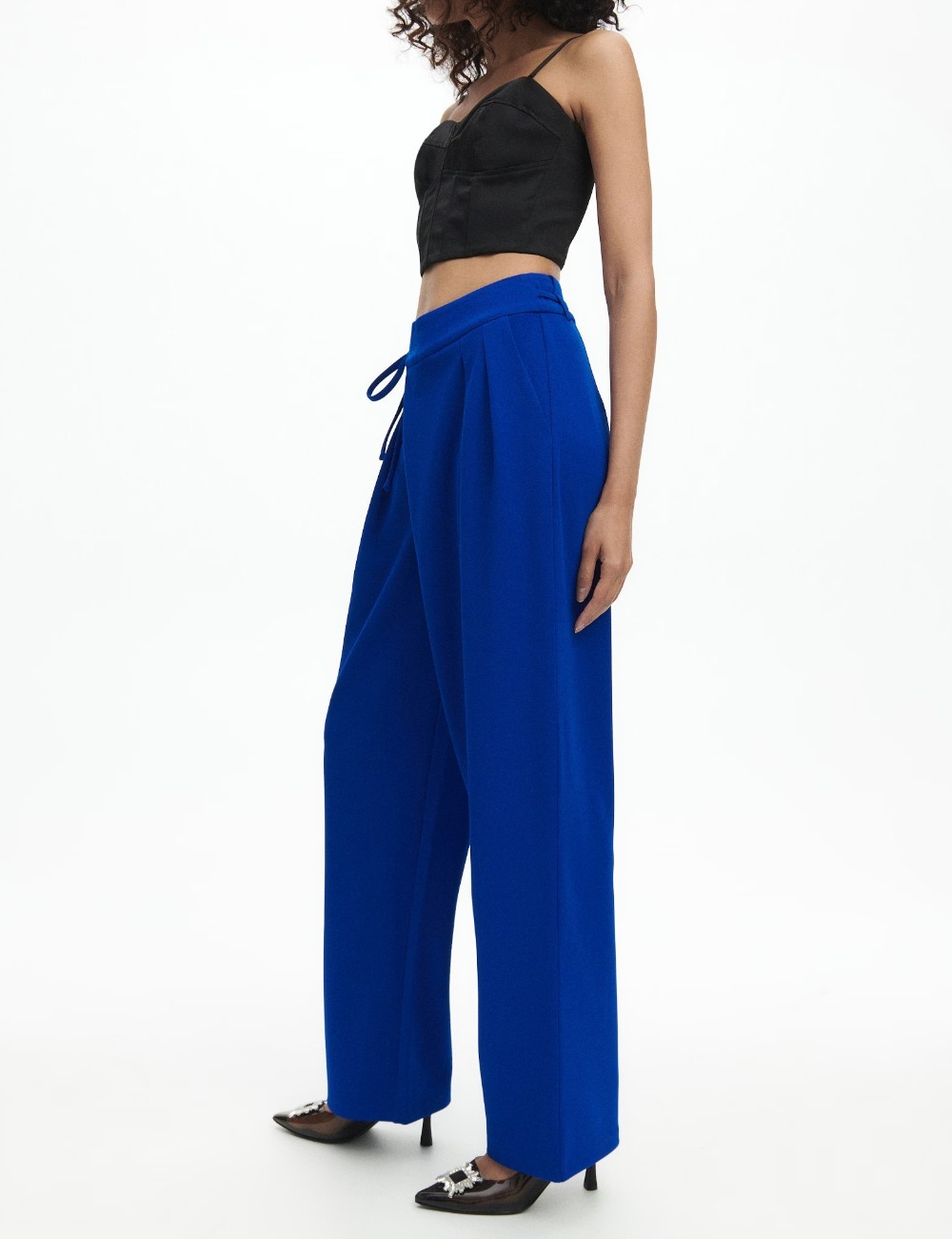 Pantaloni Reserved, albastru - 1 | YEO