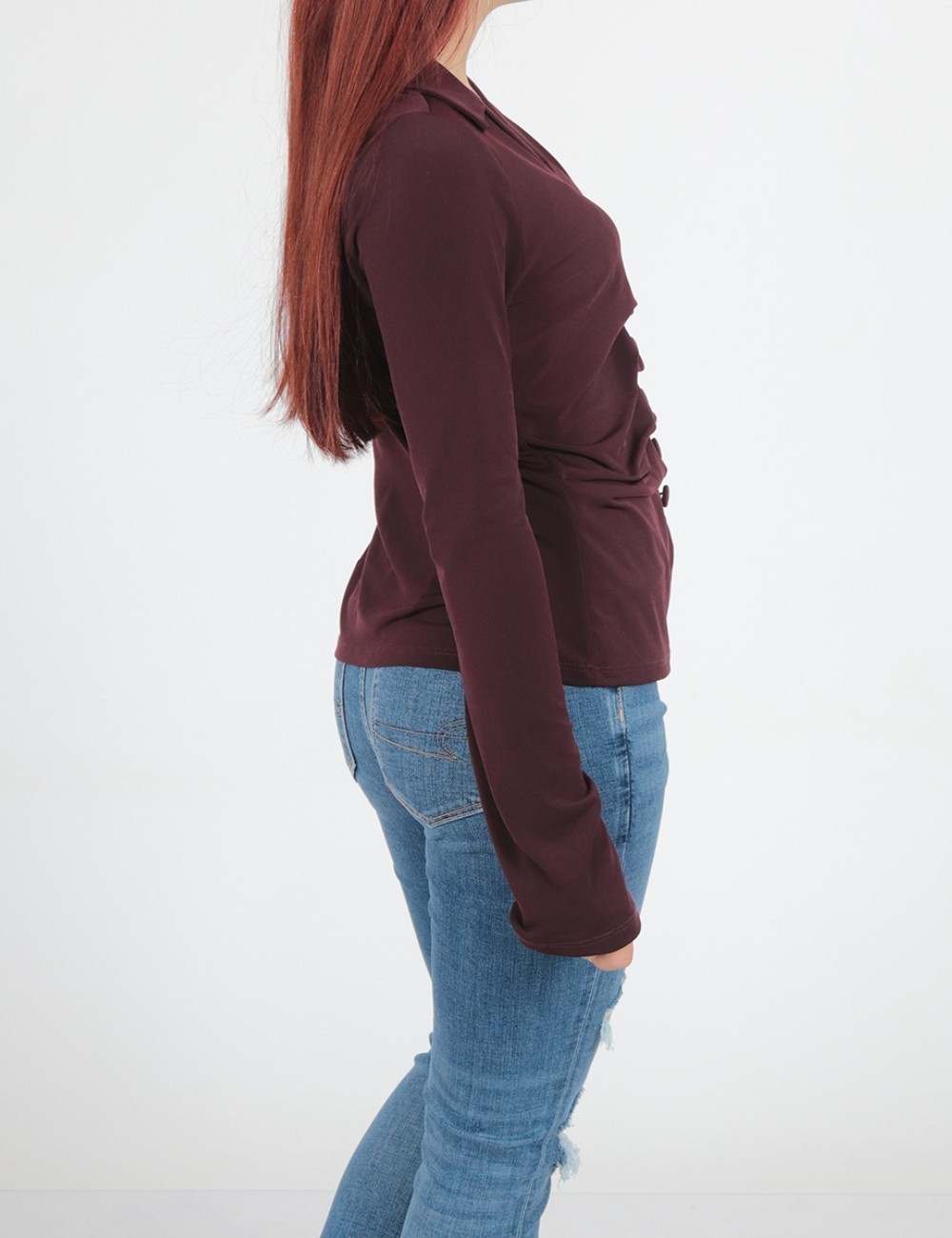 Bluza River Island, pruna - 1 | YEO