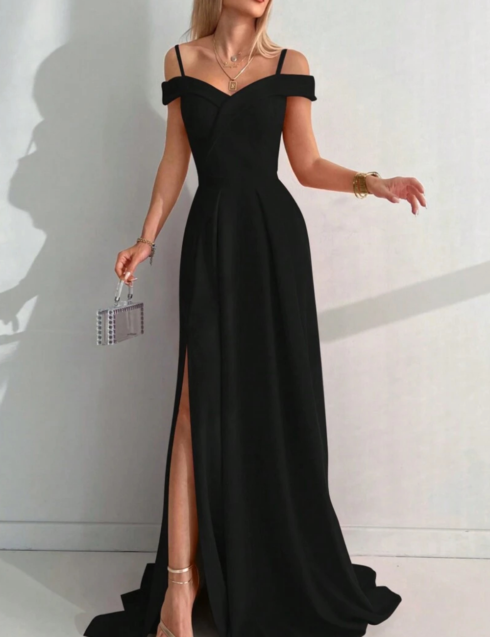 Rochie lunga SHEIN, negru