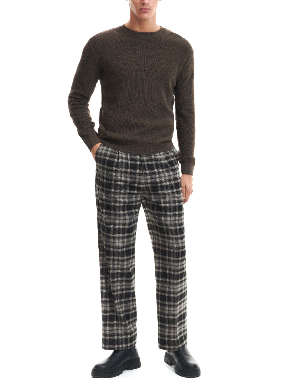 Pantaloni Reserved, maro