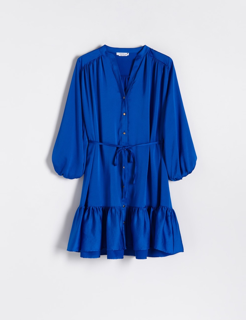 Rochie scurta Reserved, albastru - 1 | YEO