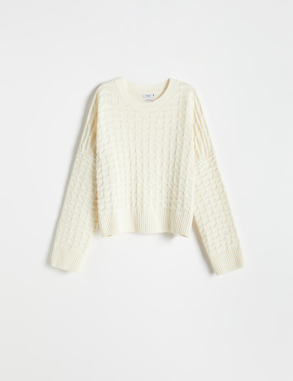 Pulover Reserved, ecru - 1 | YEO