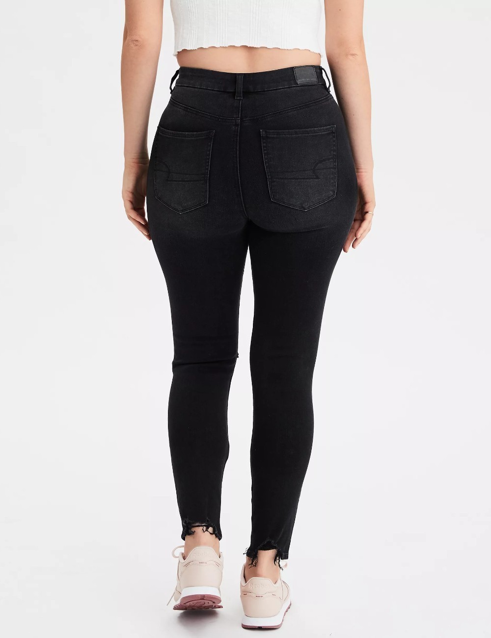 Blugi American Eagle, negru - 1 | YEO